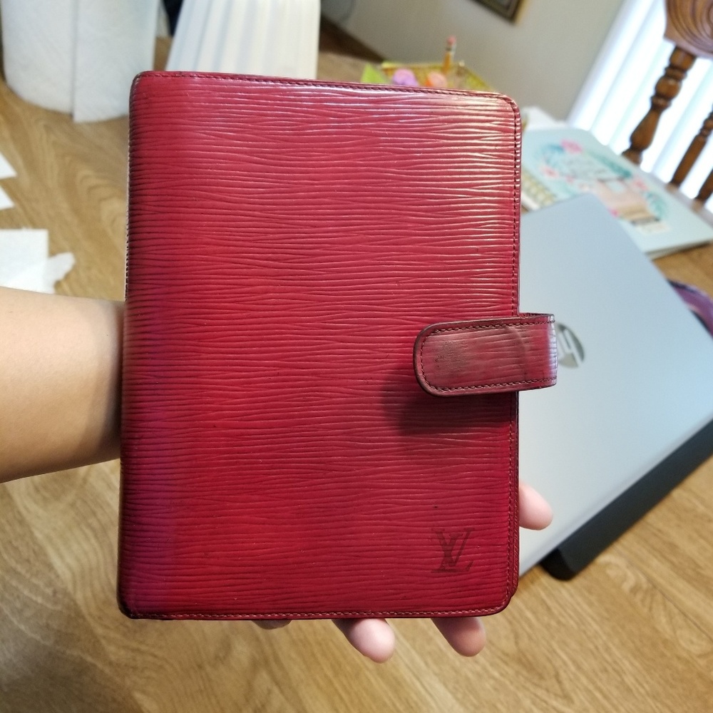 Louis Vuitton Epi Agenda MM